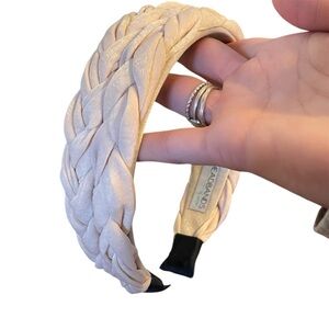 NEW Headbands of Hope Pretty Light Pink Braided Headband